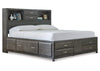 Caitbrook Queen Bedroom Set;Gray