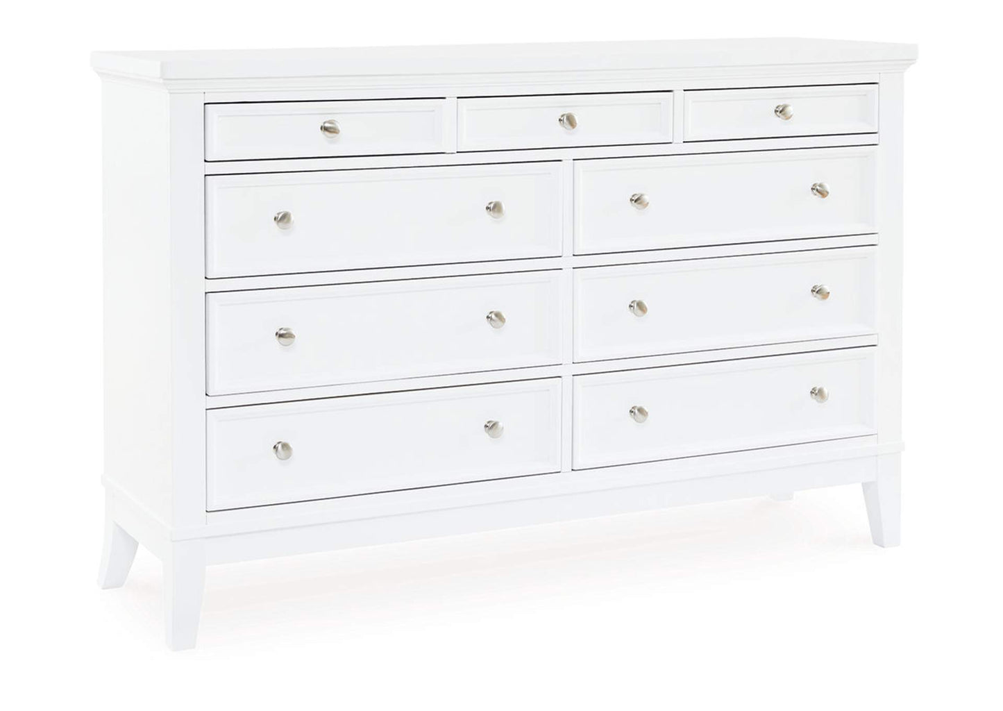 Trulani Dresser and Mirror;White