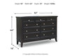 Bambori Dresser;Dark Brown