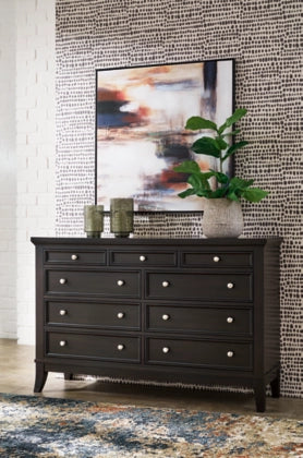 Bambori Dresser;Dark Brown