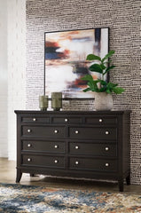Bambori Dresser;Dark Brown