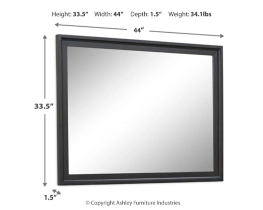 Bambori Bedroom Mirror;Dark Brown