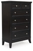 Bambori Six Drawer Dresser;Dark Brown