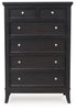 Bambori Six Drawer Dresser;Dark Brown