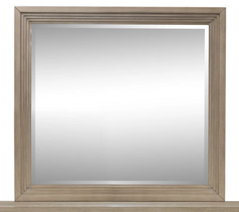 Vallardia Bedroom Mirror;Light Grayish Brown