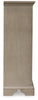 Vallardia Five Drawer Chest;Light Grayish Brown