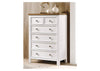 Westconi King Panel Bed with Mirrored Dresser, Chest and Nightstand