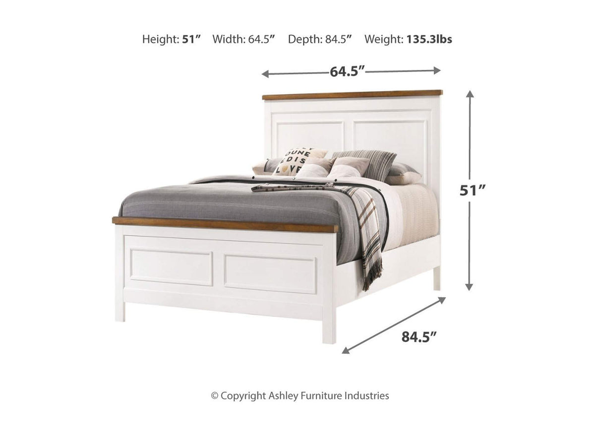 Westconi Queen Panel Bed – Ashley Furniture - Brunei