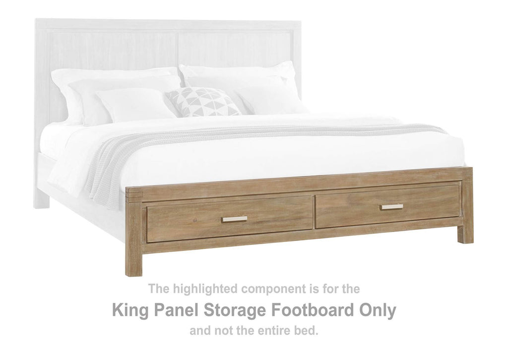 Ambrosh King Panel Storage Footboard