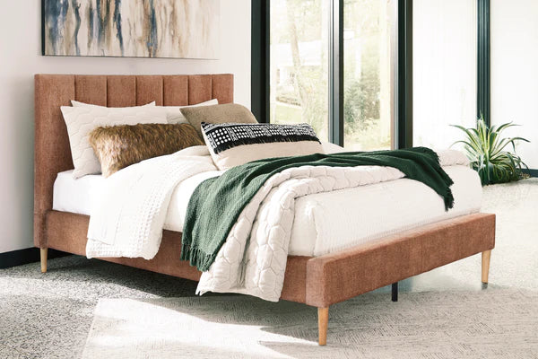 Sonian Queen UPH HDBD/FTBD/Roll Slats;Clay