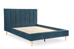 Sonian King UPH Bed with Slats;Navy