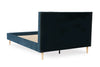 Sonian King UPH Bed with Slats;Navy