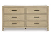 Calmoro Dresser;Gray