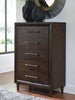 Dantenton Chest of Drawers;Merlot