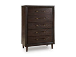 Dantenton Chest of Drawers;Merlot