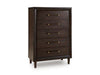 Dantenton Chest of Drawers;Merlot