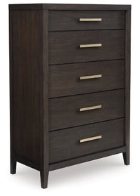 Westonfort Five Drawer Chest;Espresso