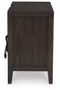 Westonfort Three Drawer Night Stand;Espresso