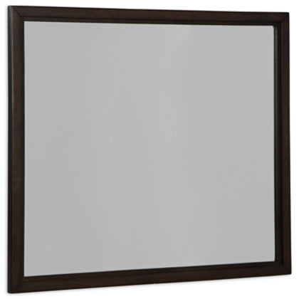 Neymorton Bedroom Mirror; Dark Grayish Brown