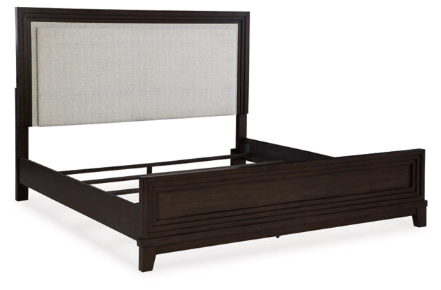 Neymorton King Panel Bed;Grayish Brown
