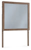 Tomtyn Bedroom Mirror;Light Brown