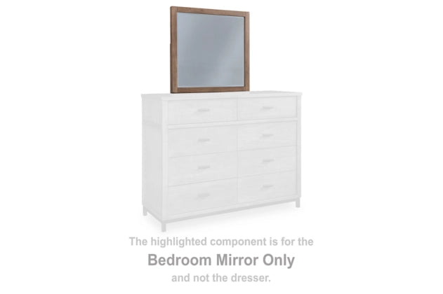 Tomtyn Bedroom Mirror;Light Brown