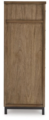 Tomtyn Five Drawer Chest;Light Brown