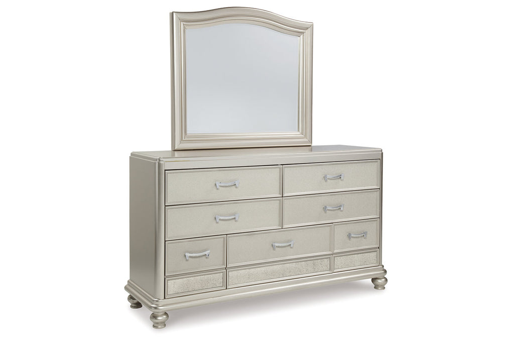 Coralayne Dresser, Mirror, and Chest