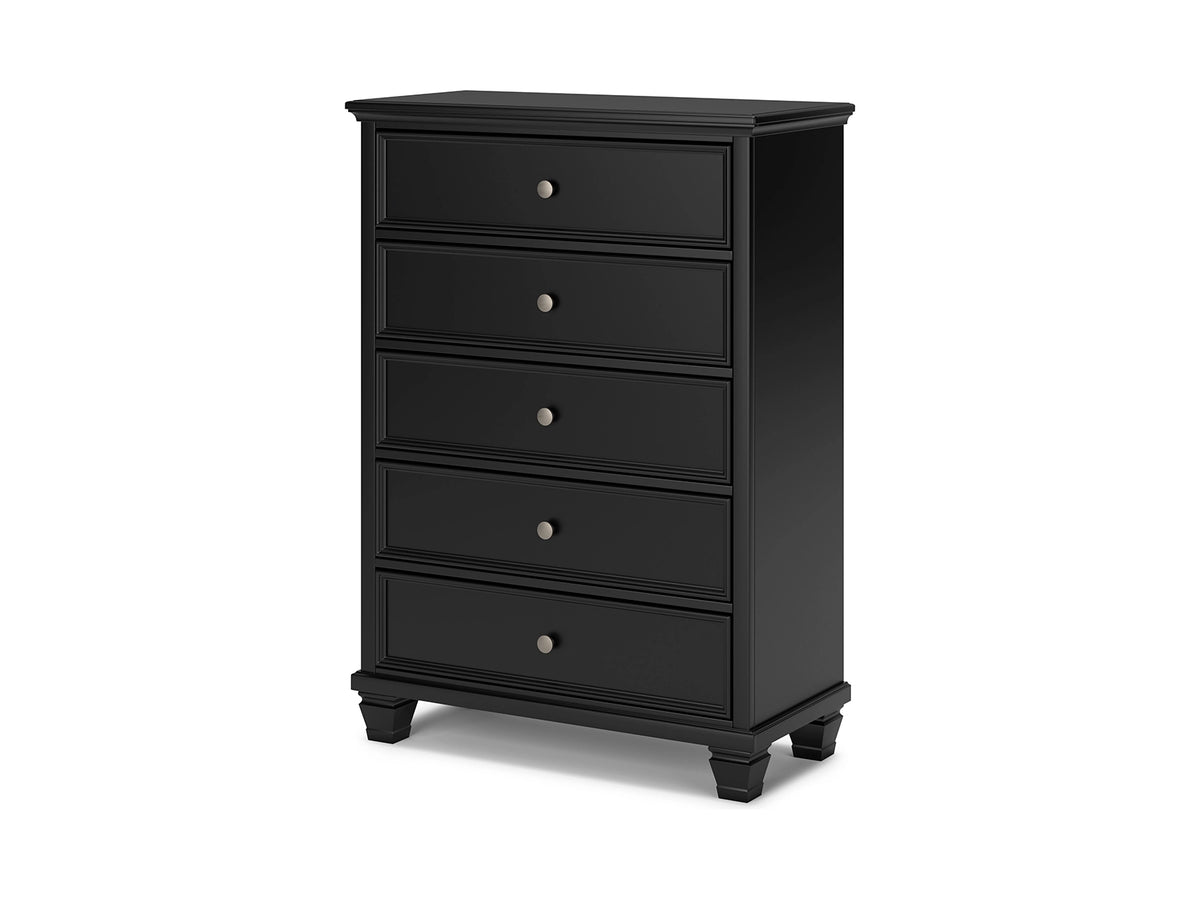 Lanolee 5 Drawer Chest of Drawers
