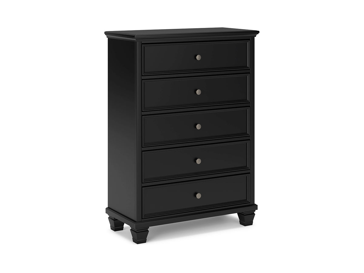 Lanolee 5 Drawer Chest of Drawers