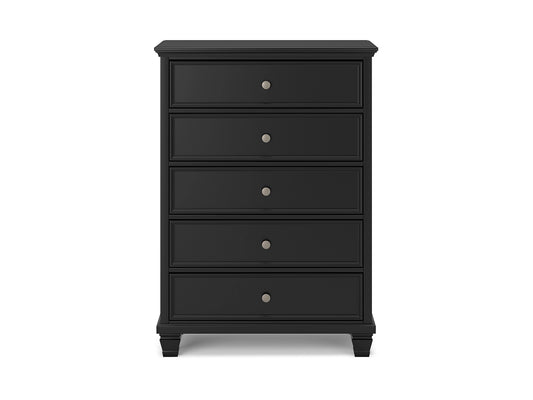 Lanolee 5 Drawer Chest of Drawers