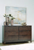 Korestone Dresser; Dark Brown