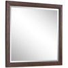 Korestone Dresser and Mirror; Dark Brown