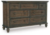 Veramond Dresser;Dark Brown
