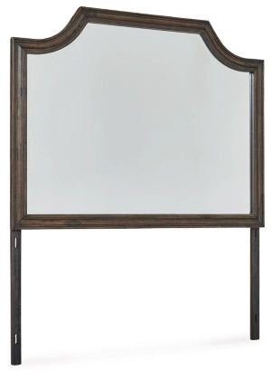 Veramond Bedroom Mirror;Dark Brown