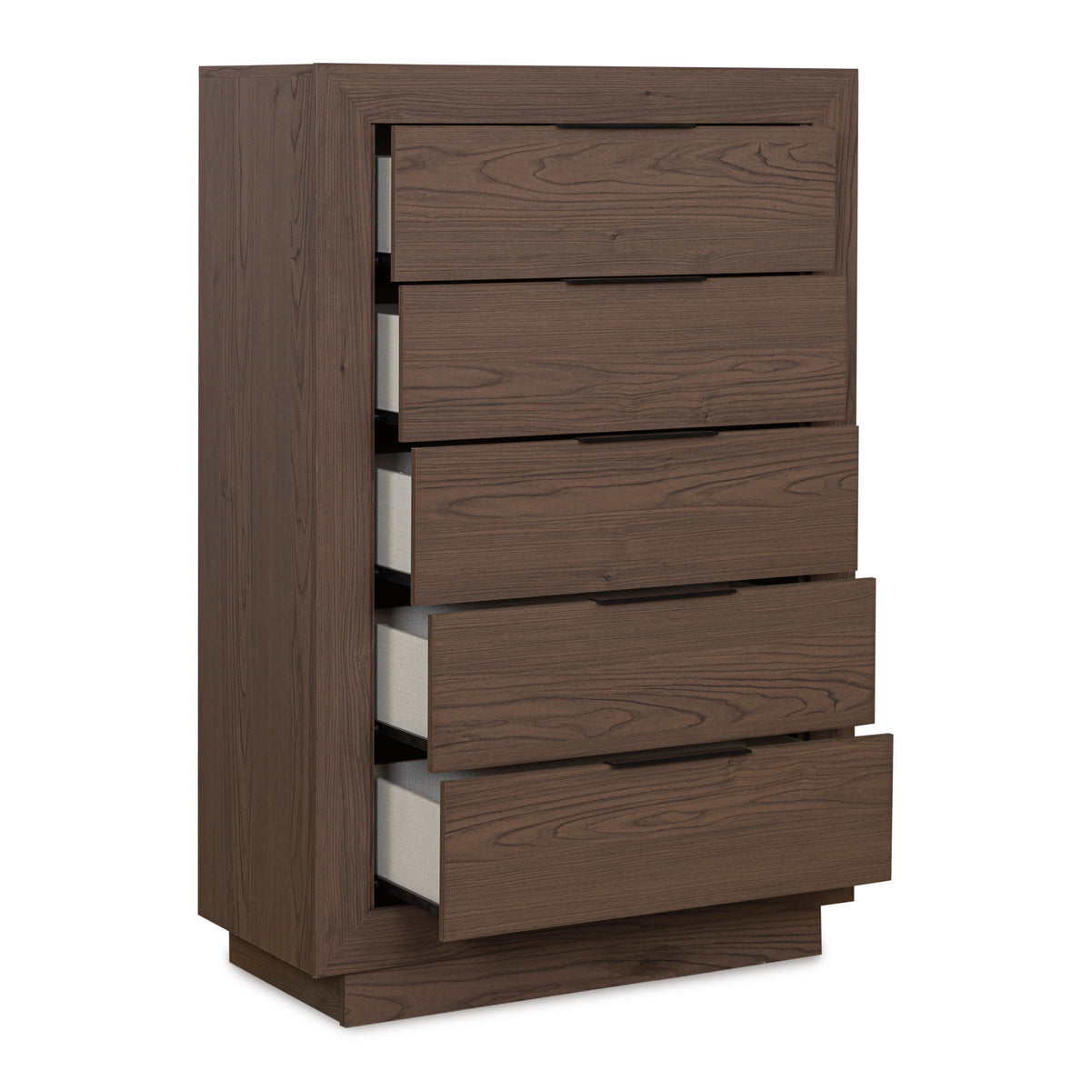 Frost Valley Five Drawer Chest;Brown