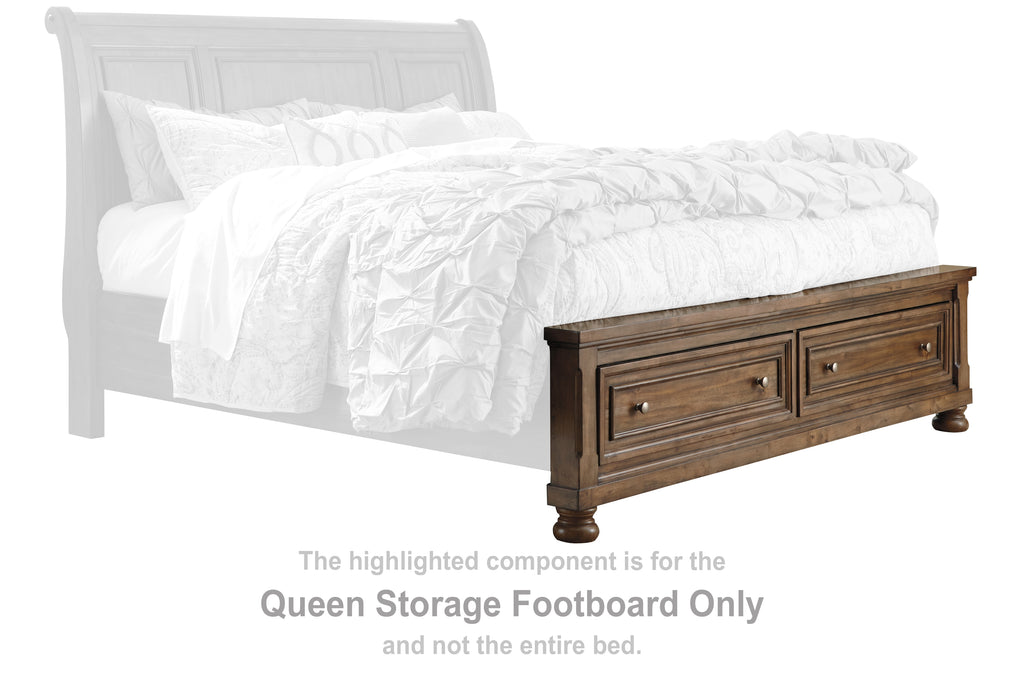 Flynnter Queen Storage Footboard