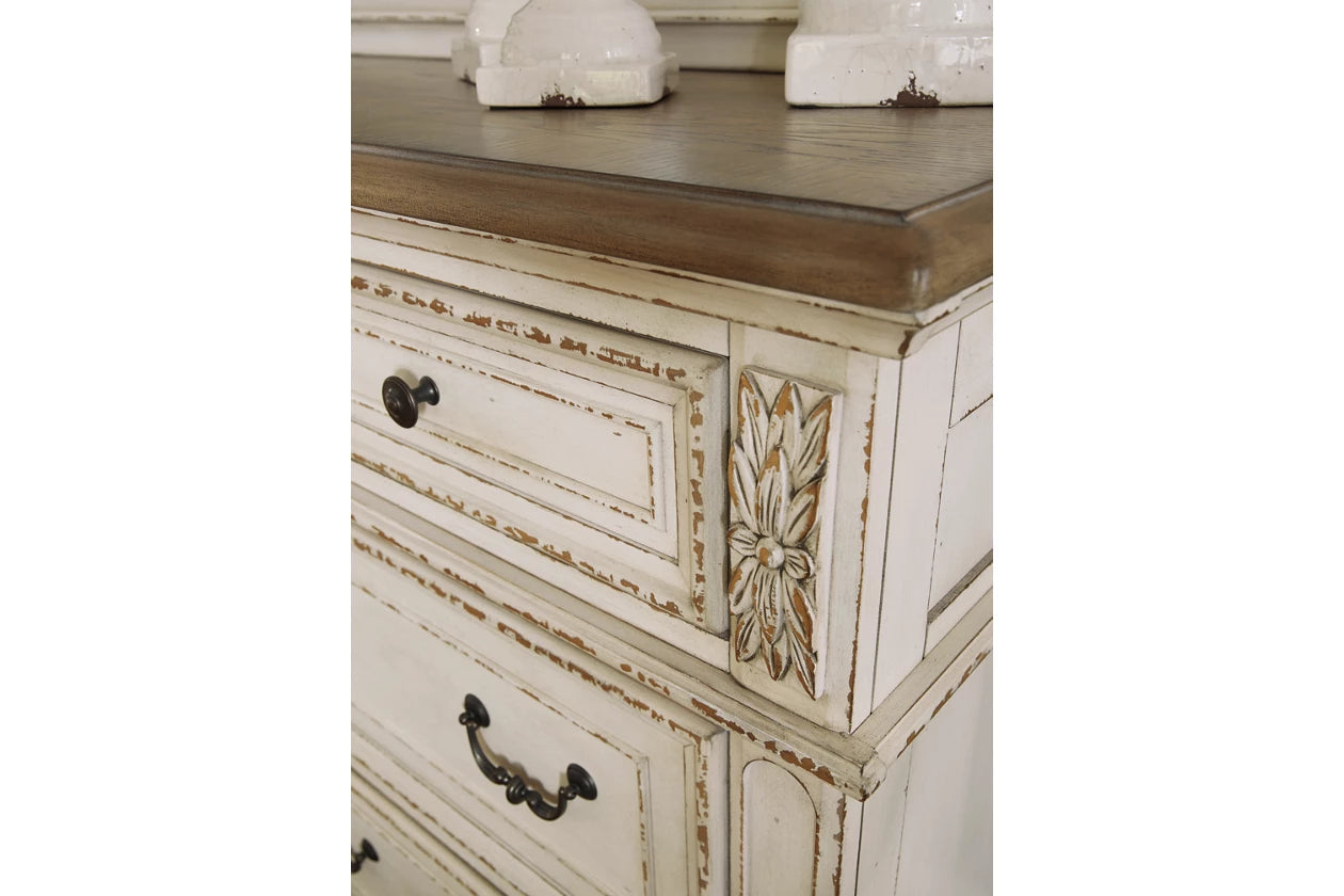 Realyn Queen Bed with Mirrored Dresser and Nightstand - Ashley Furniture - Brunei