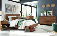 Isanti King Bedroom Set;Light Brown