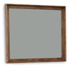 Isanti Bedroom Mirror; Light Brown