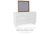 Isanti Bedroom Mirror; Light Brown