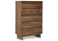 Isanti King Bedroom Set;Light Brown