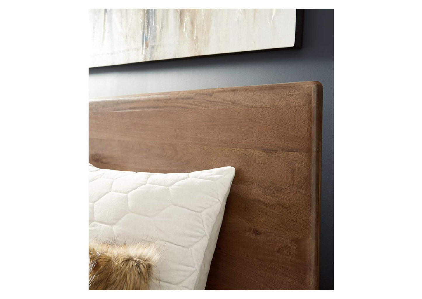 Isanti King Panel Bed; Light Brown