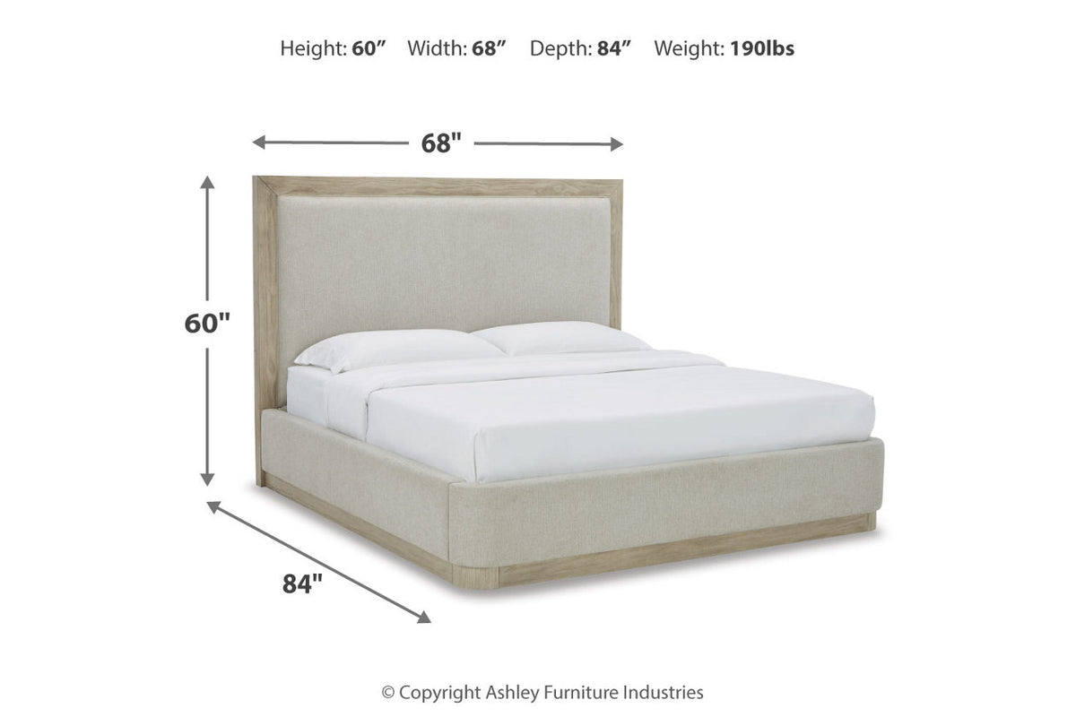 Hennington Queen Upholstered Bed - Ashley Furniture - Brunei