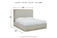 Hennington Queen Upholstered Bed - Ashley Furniture - Brunei
