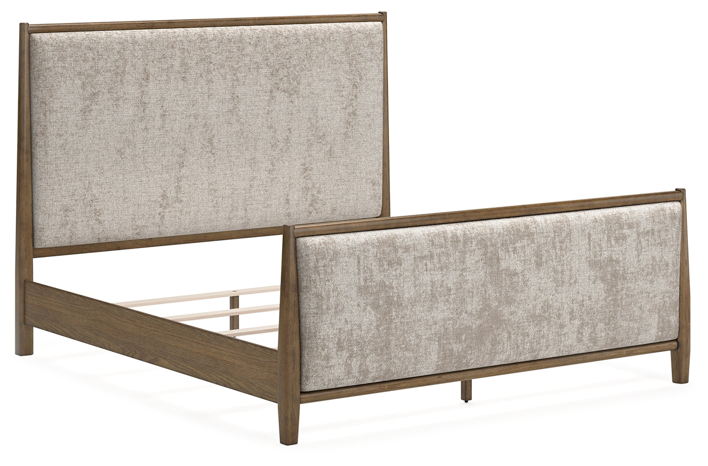Roanhowe King Upholstered Bed;Brown