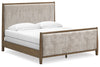 Roanhowe King Upholstered Bed;Brown
