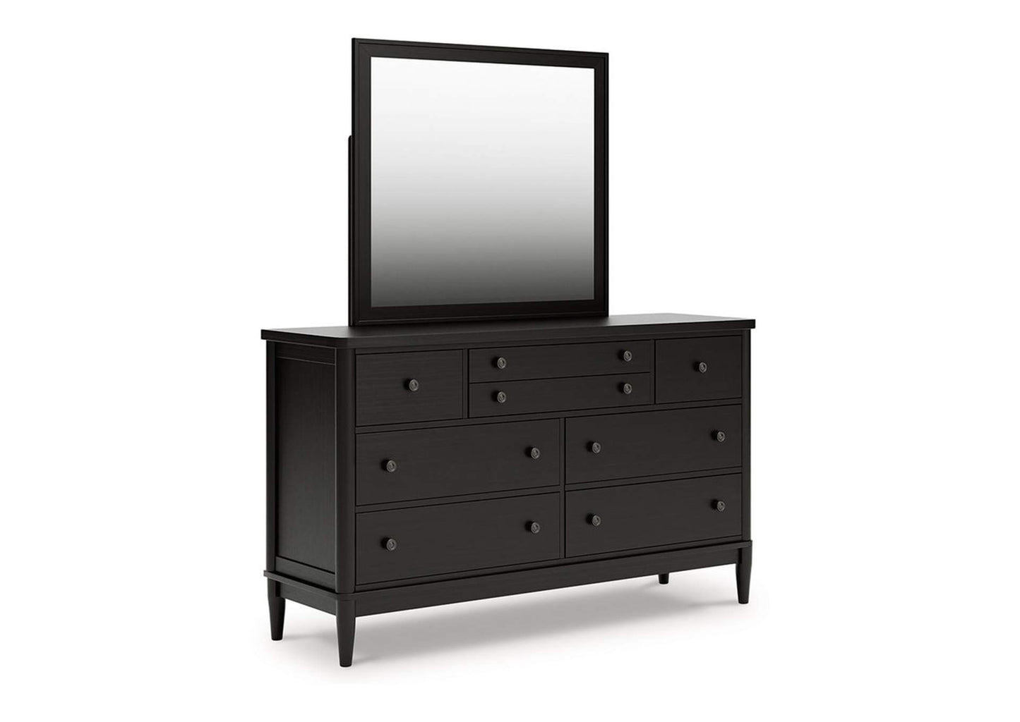 Portdown King Bedroom Set; Black