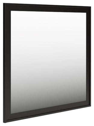 Portdown Bedroom Mirror; Black
