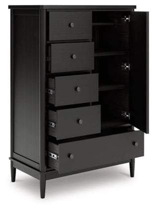 Portdown Door Chest; Black